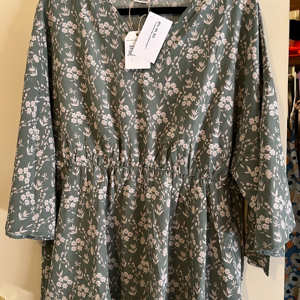 Green Floral Shirt